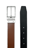 Tan Black Reversible Belt