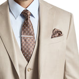 Dorset 112 Beige Wool Stretch Waistcoat