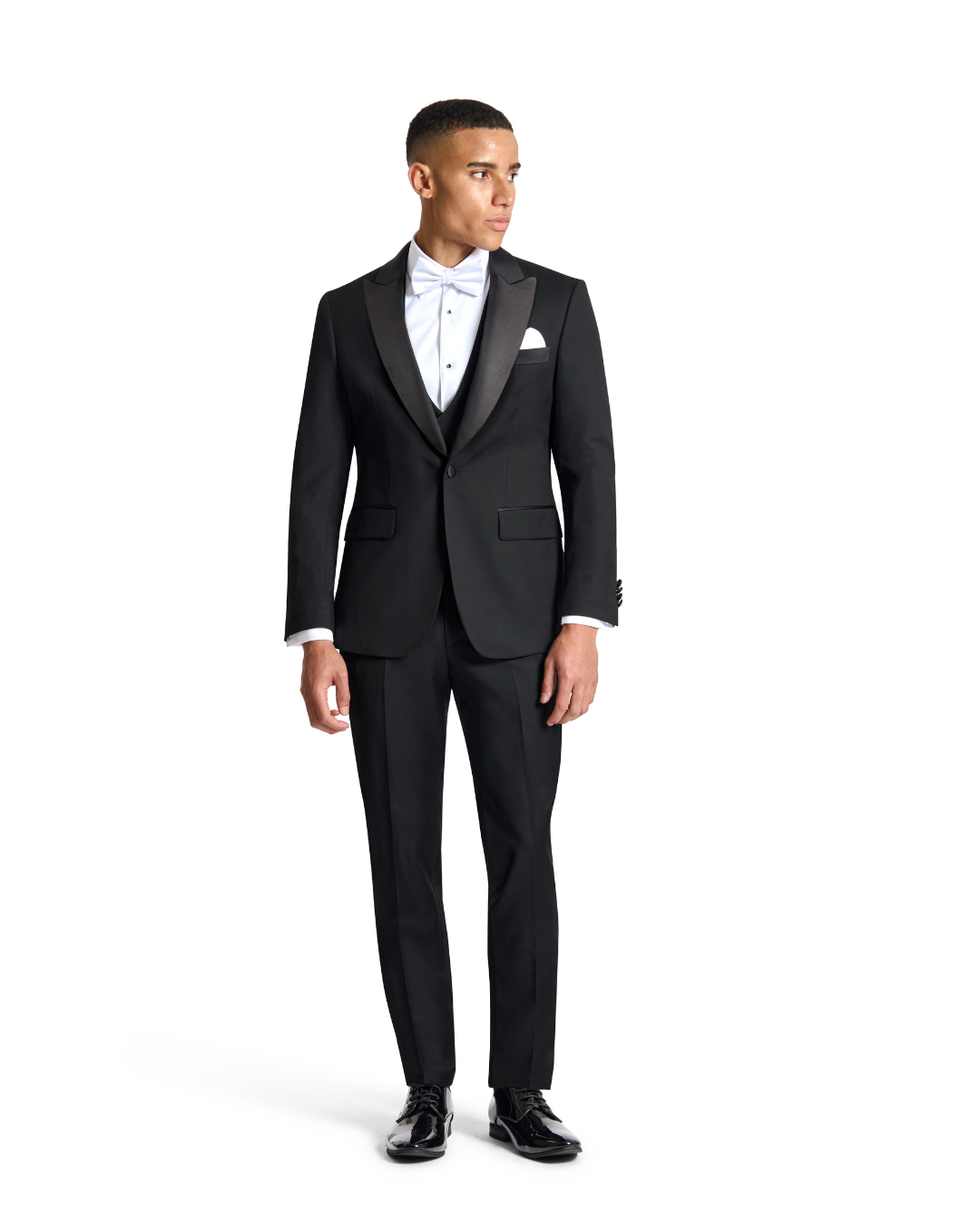 Windsor 5ZS Black Peak Lapel Comfort Stretch Dinner Jacket
