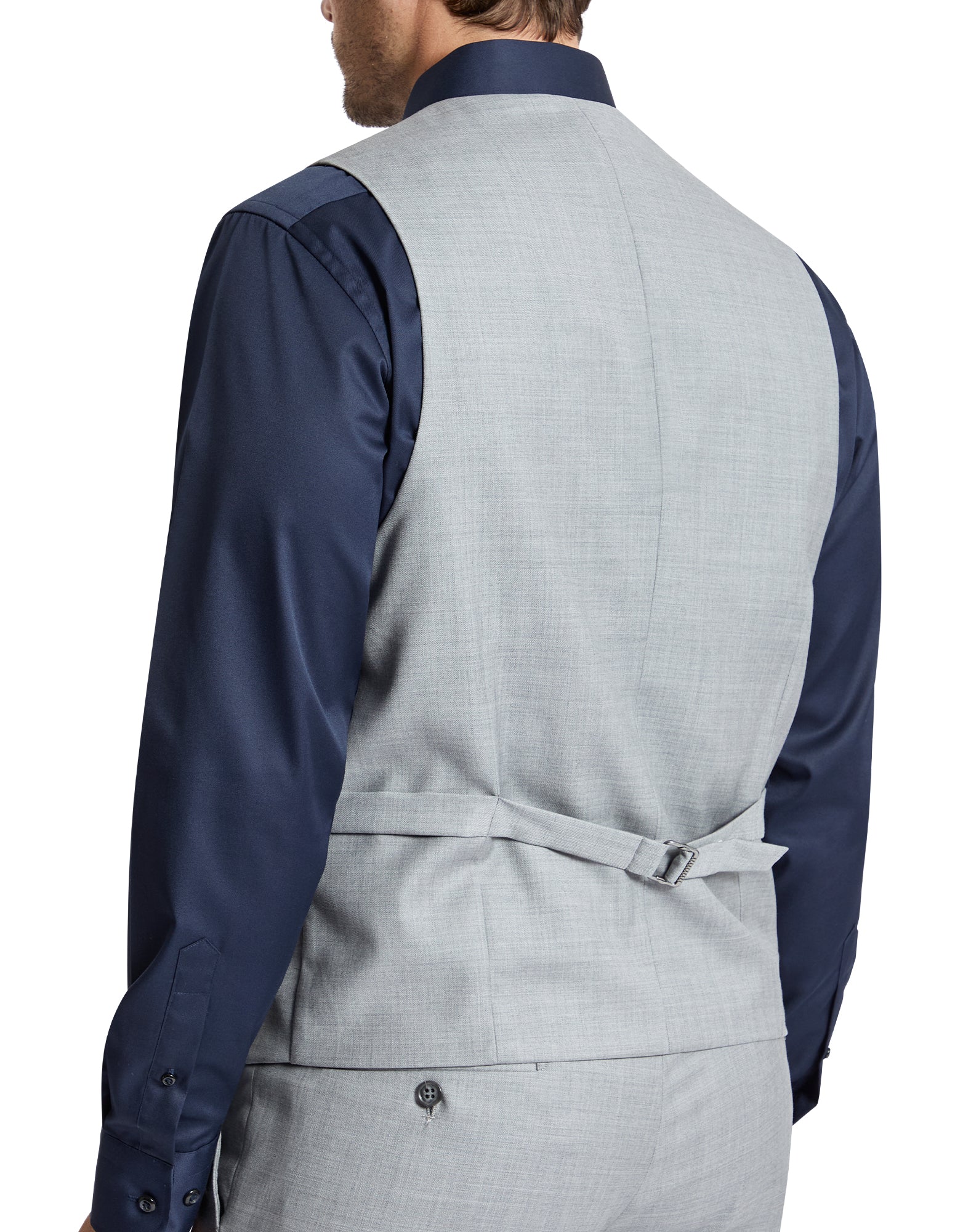 Dorset 112 Grey Wool Stretch Waistcoat