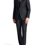 Edward 106 Charcoal Australian Merino Wool Suit Trouser