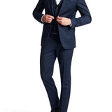 Ritchie 108 Blue Check Wool Stretch Suit Jacket