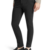 Black 490 Cotton Stretch Slim Chino