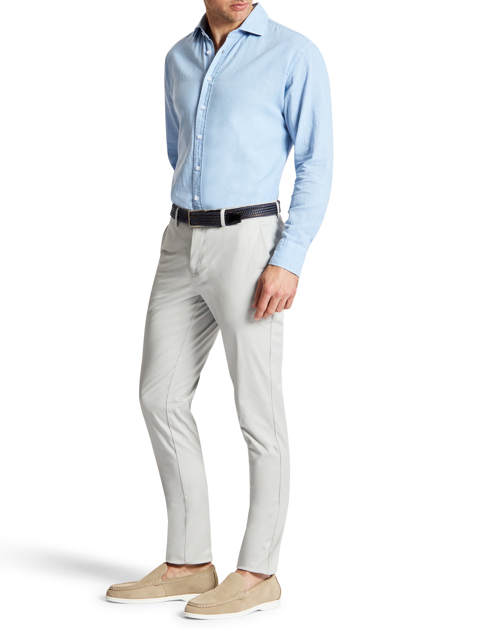 Stone 490 Cotton Stretch Slim Chino