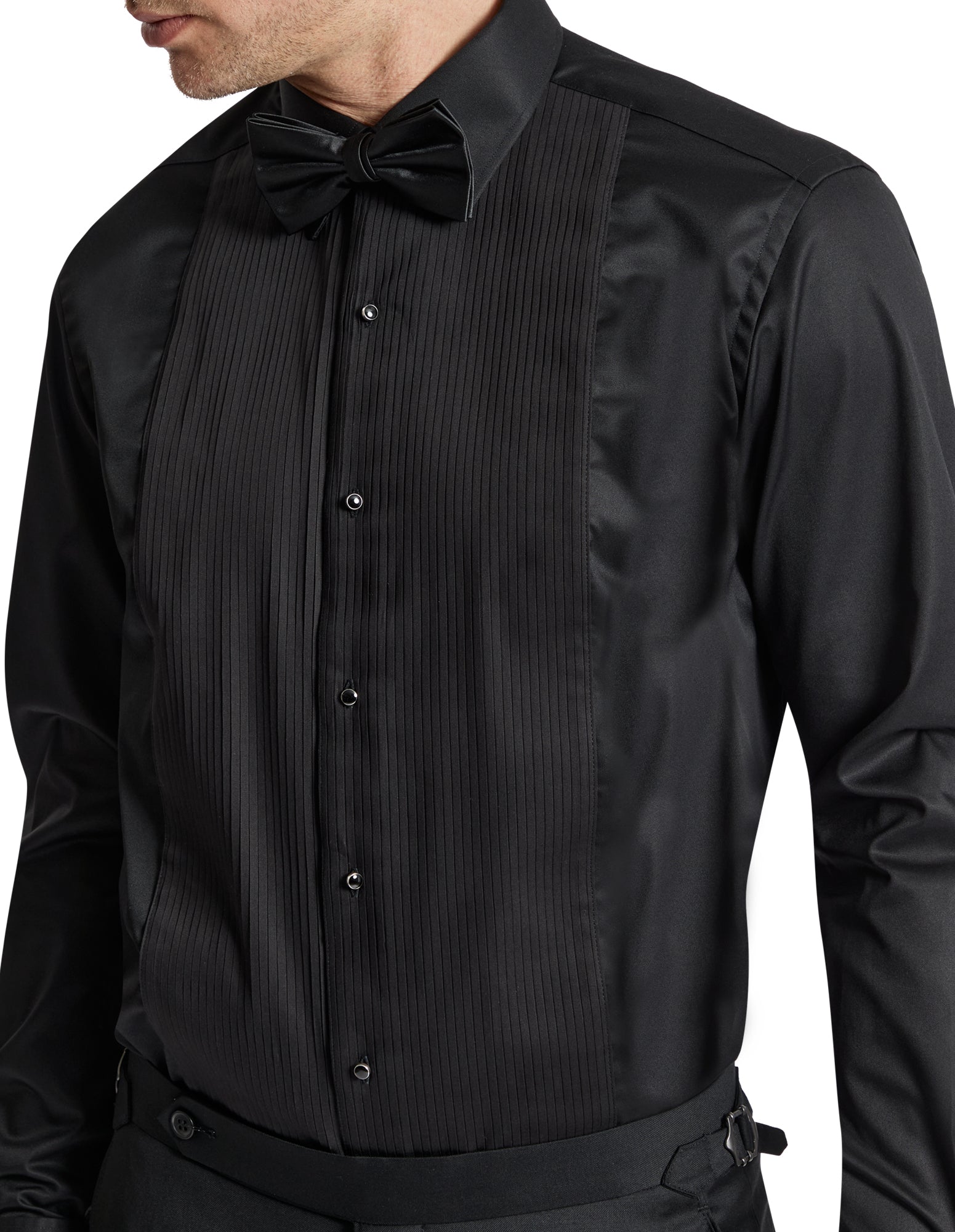 Frill 5WT Black Easycare Dinner Shirt