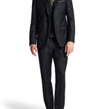 Edward 106 Black Australian Merino Wool Suit Trouser