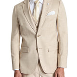 Louis 5ZS Sand Comfort Stretch Suit Jacket