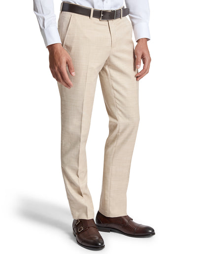 Dean 5ZS Sand Comfort Stretch Suit Trouser