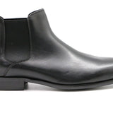 Madrid Black Leather Boot