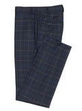 Lisbon Edward Blue Checked Suit