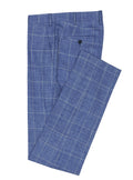 Ritchie Edward Blue Checked Suit