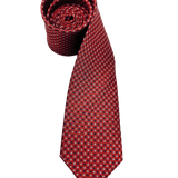 Stanton Crimson Cross Silk Tie