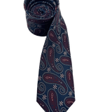 Reade Burgundy Paisley Silk Tie