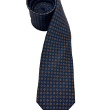 Warren Orange Geo Silk Tie