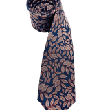 Walker Copper Leaf Silk Tie