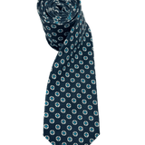 Fulton Navy Medallion Linen Tie