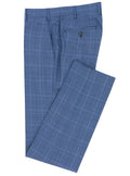 Amalfi Edward Blue Checked Suit