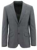 Michel Lyon Grey Wool Suit