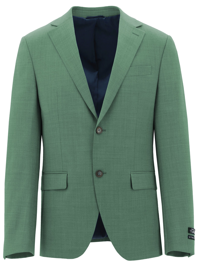 Lazio Edward Green Wool Blend Suit