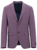 Lazio Edward Purple Wool Blend Suit