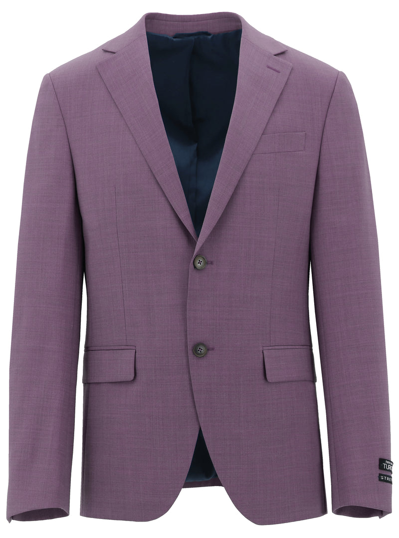 Lazio Edward Purple Wool Blend Suit