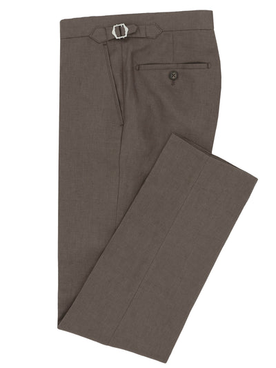 Blake 339 Brown French Linen Trouser
