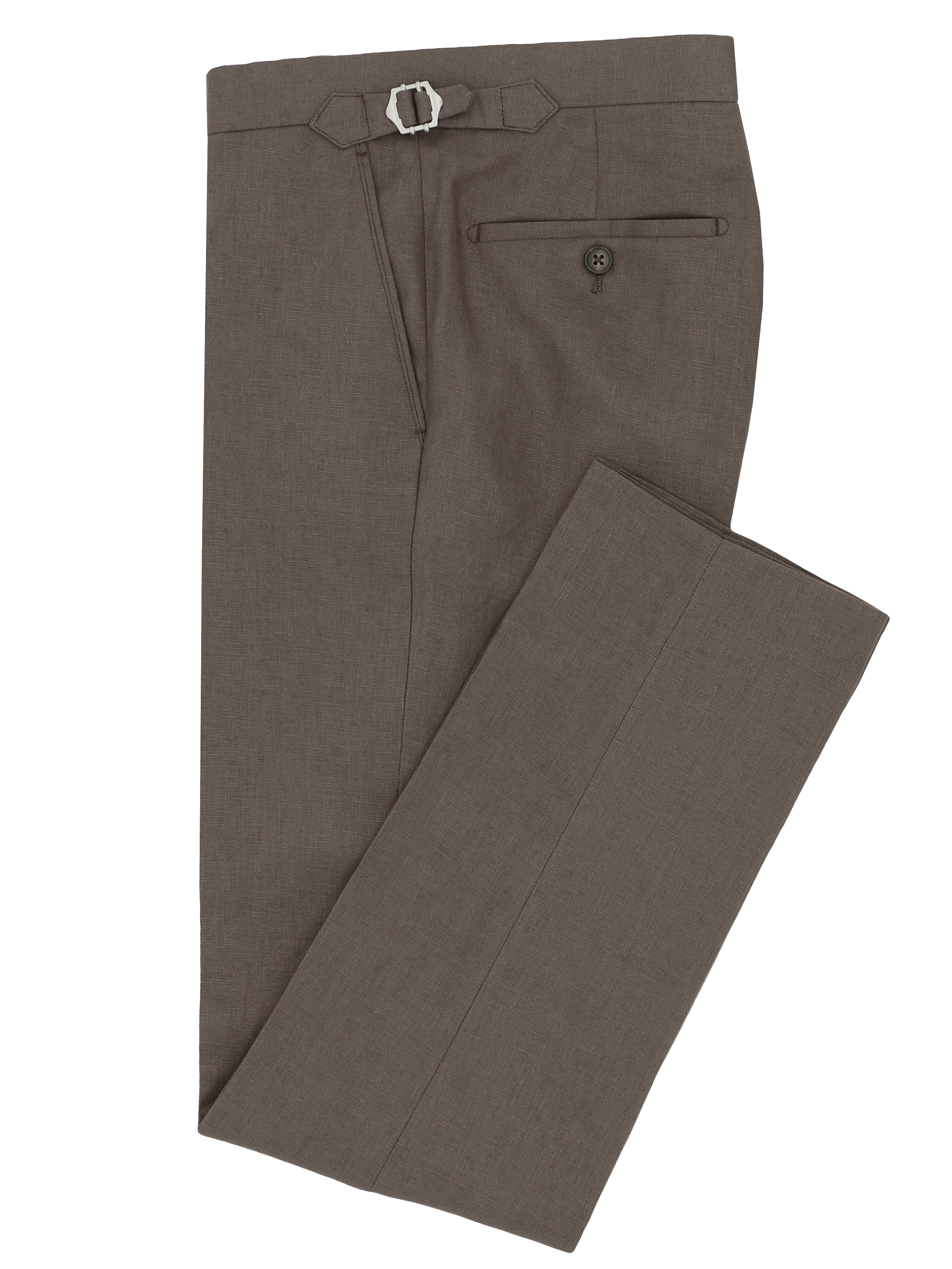 Turin Blake Brown French Linen Suit