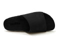 Malaga Black Suede Slides