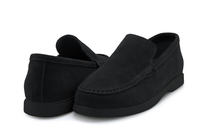 Vago Black Suede Loafer