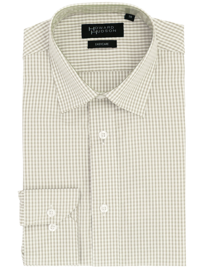 Liberty Business Beige Gingham Shirt