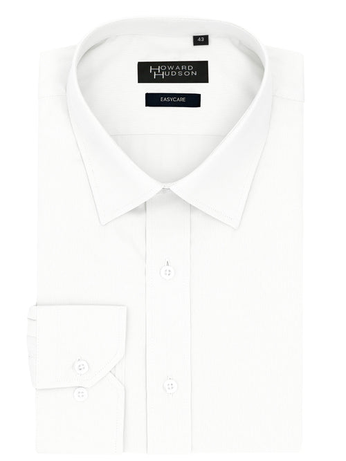 Liberty Business White Textured Shirt