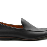 Algarve Black Leather Loafer