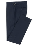 Cannes Blake Navy Pinstripe Wool Stretch Suit