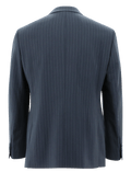 Cannes Blake Navy Pinstripe Wool Stretch Suit