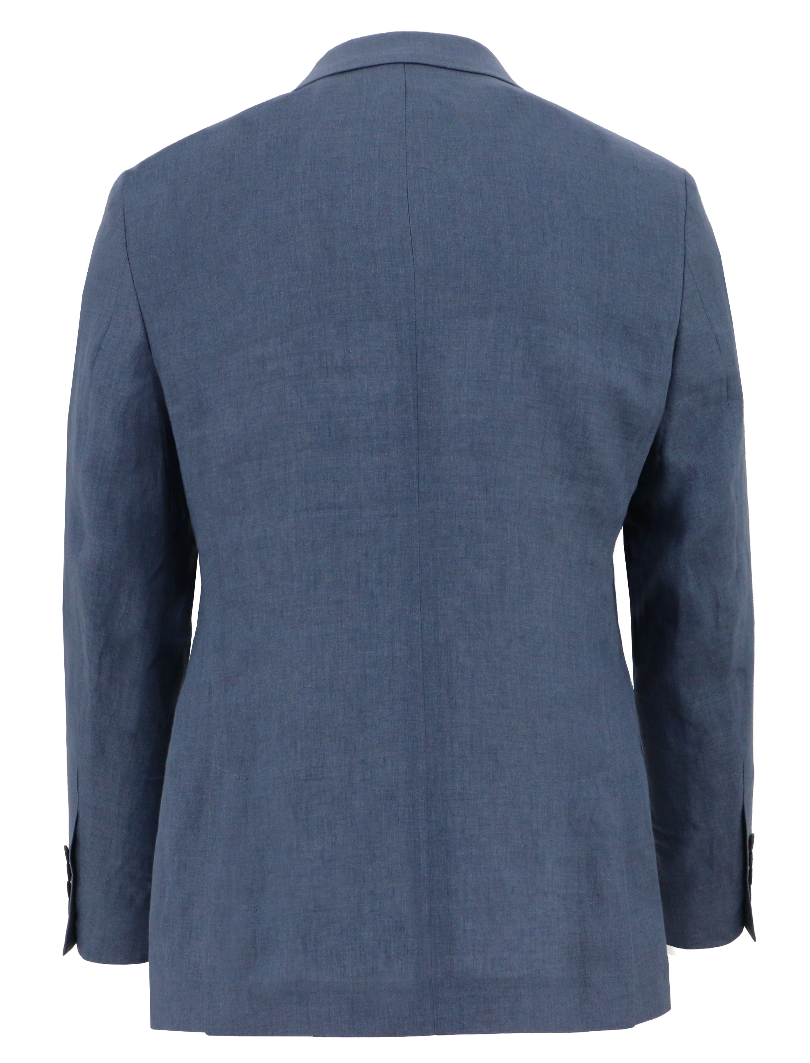 Prato Blue Linen Tailored Jacket