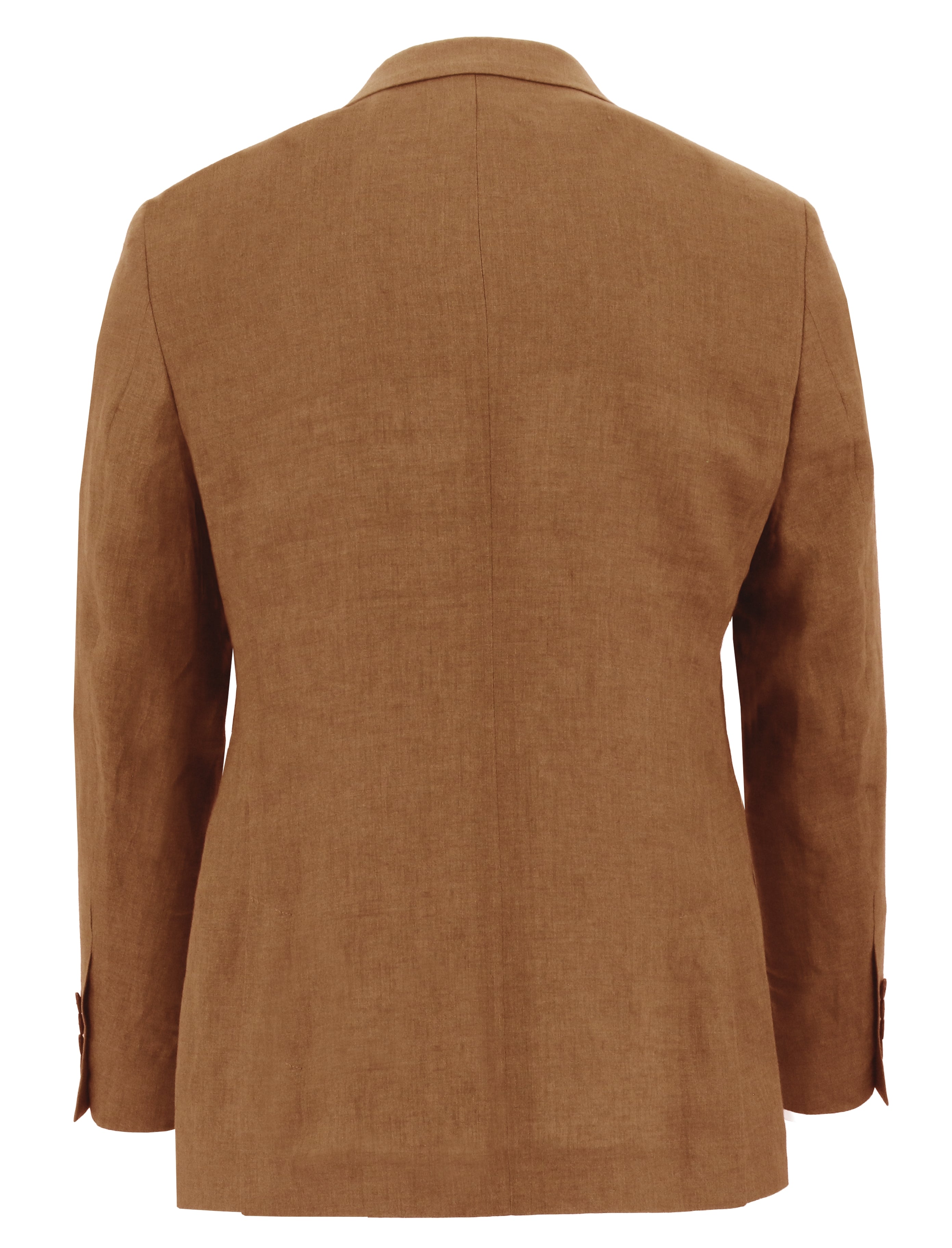 Prato Orange Linen Tailored Jacket
