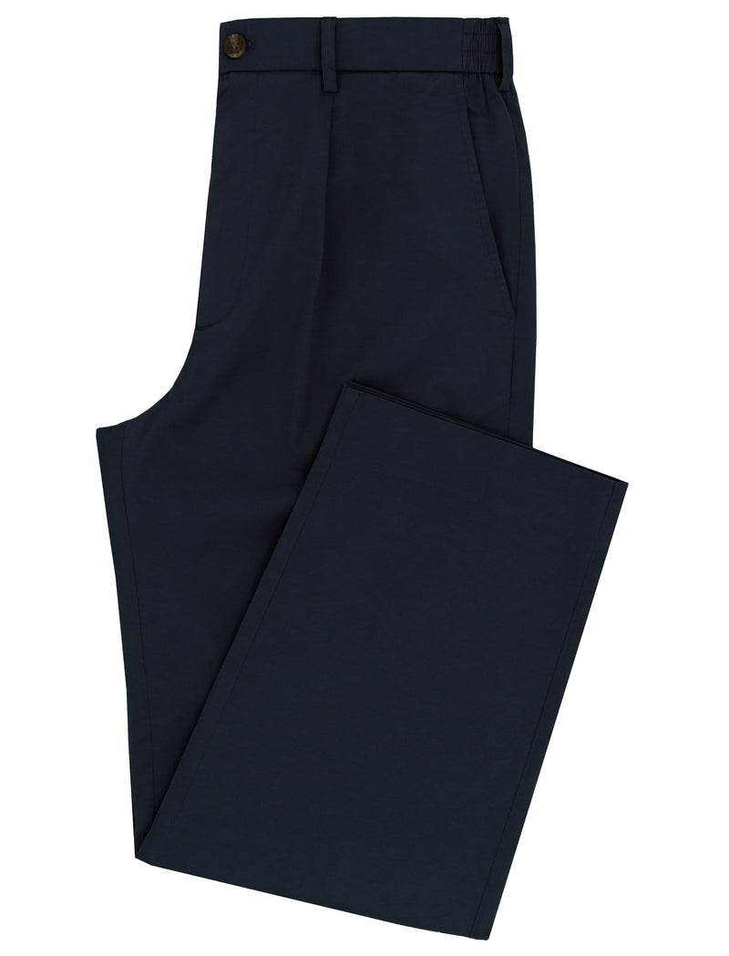 Riley Navy Cotton Stretch Chino