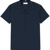 Oakley Navy Cotton Stretch Short Sleeve Shirt