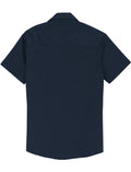 Oakley Navy Cotton Stretch Short Sleeve Shirt