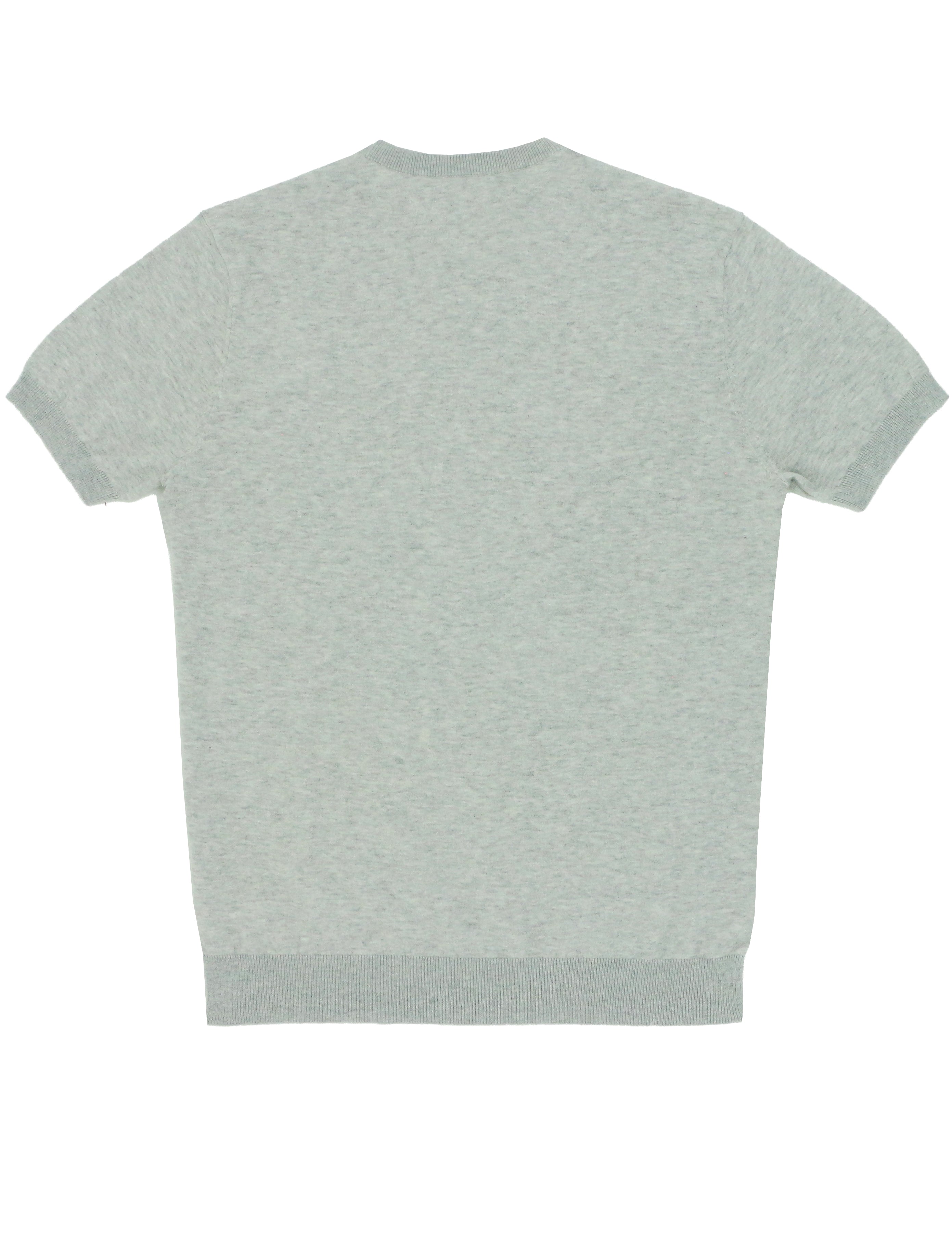 Eden Light Grey Cotton Knit Tee