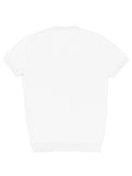 Eden White Cotton Knit Tee