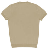 Eden Tan Cotton Knit Tee