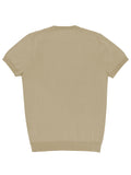 Eden Tan Cotton Knit Tee
