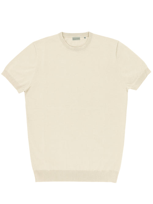 Eden Sand Cotton Knit Tee