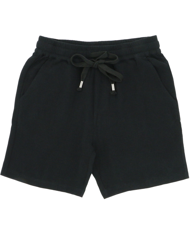 Carter Black Drawstring Shorts