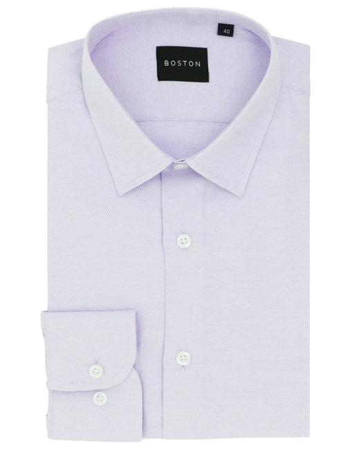 Liberty Lavender Cotton Blend Business Shirt