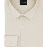 Liberty Sand Microcheck Cotton Business Shirt