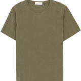 Khaki Cotton Blend T-Shirt