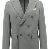 Monza Blake Grey Double Breasted Suit