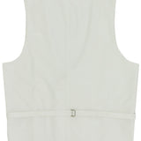 Shawl White Double Breasted Waistcoat